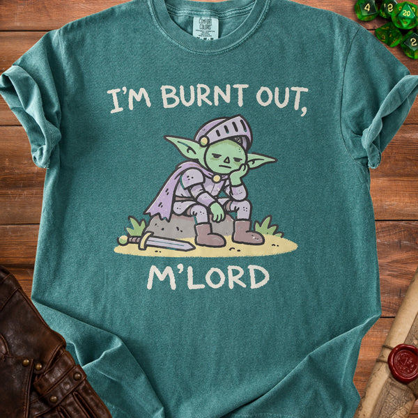 Burnt Out Goblin T-Shirt in Blue Spruce
