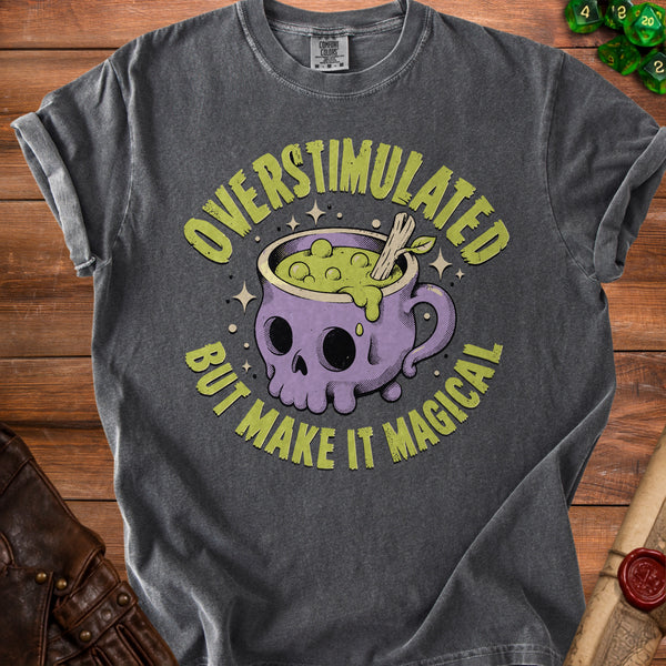 Overstimulated Magic T-shirt in Pepper