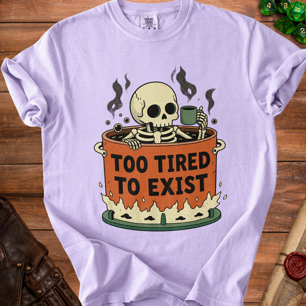 Too Tired T-shirt in Orchid