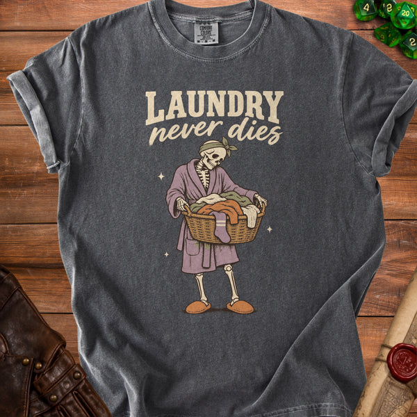 Laundry Skeleton T-Shirt in Pepper
