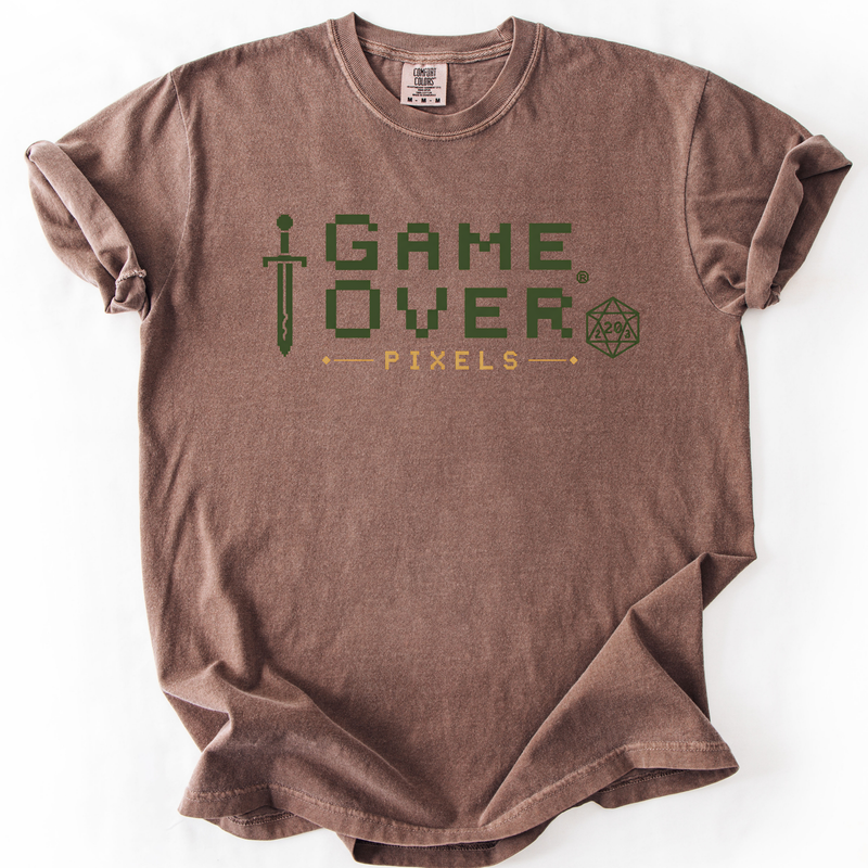 Game Over Pixels tee