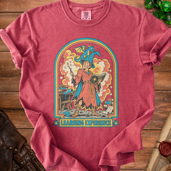 Learning Experience T-Shirt in Crimson