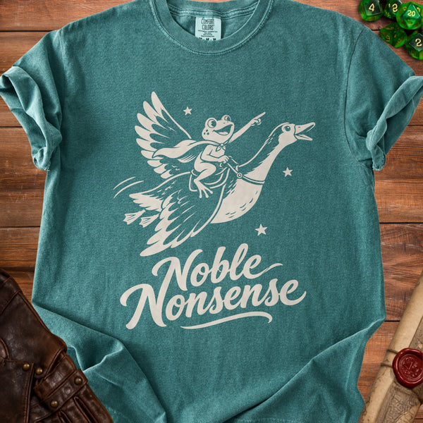 Noble Nonsense T-Shirt in Blue Spruce