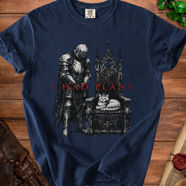 I Had Plans T-Shirt in True Navy