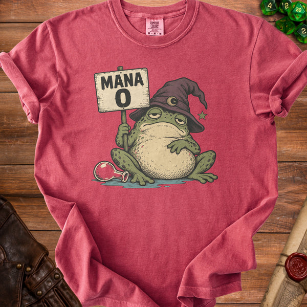 Zero Mana Toad T-Shirt in Crimson