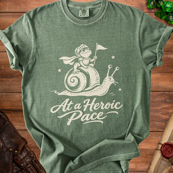 Heroic Pace T-Shirt in Moss
