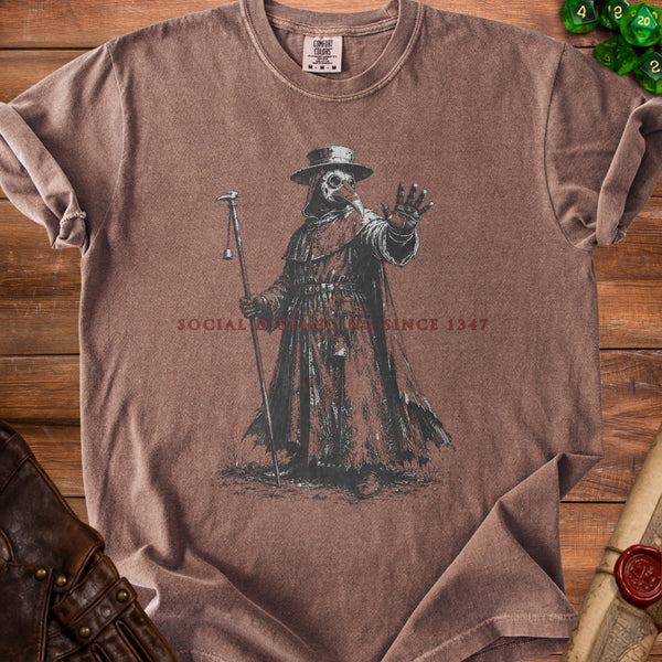 Plague Doctor T-Shirt in Espresso