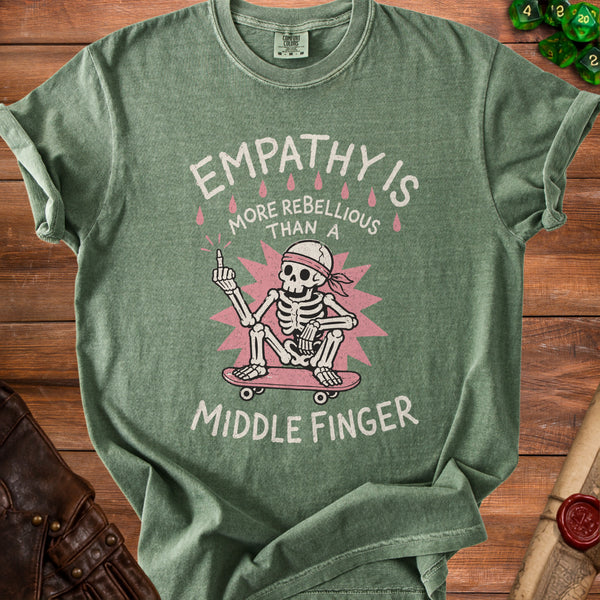 Empathy Rebel T-shirt in Moss