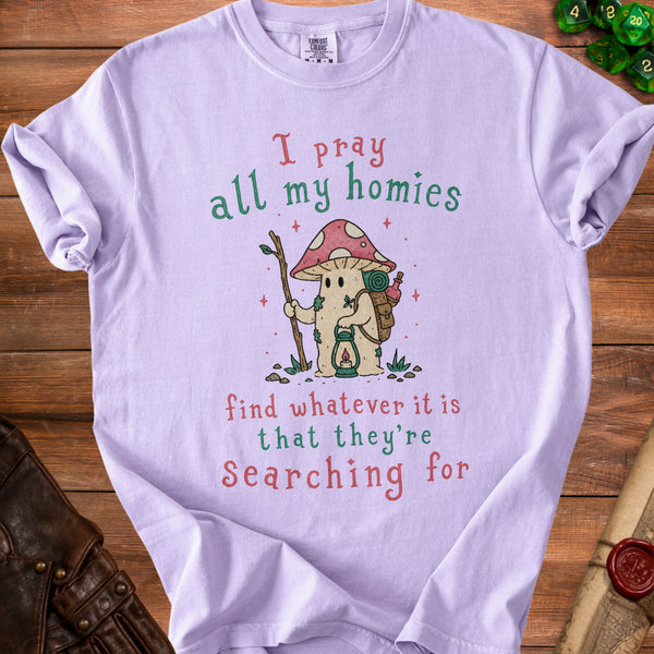 Homies Mushroom T-Shirt in Orchid
