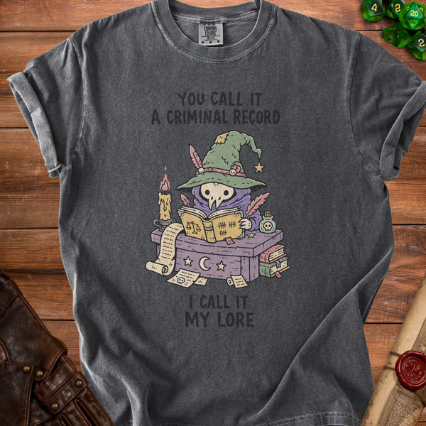 My Lore Unveiling Legend T-Shirt in Pepper