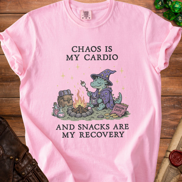 Chaos Snacks T-shirt in Blossom