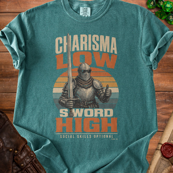 Charisma Low T-Shirt in Blue Spruce