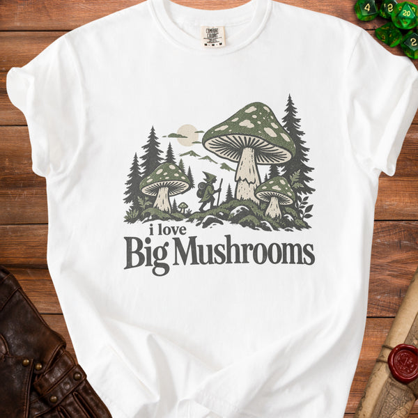 Big Mushrooms T-Shirt in White