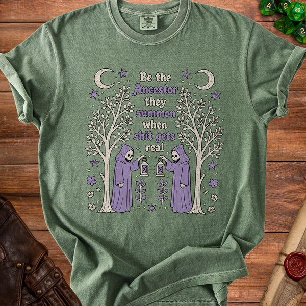 Ancestor Summon T-Shirt in Moss