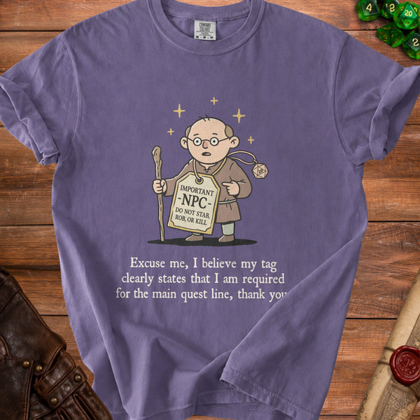 NPC Quest T-Shirt in Grape