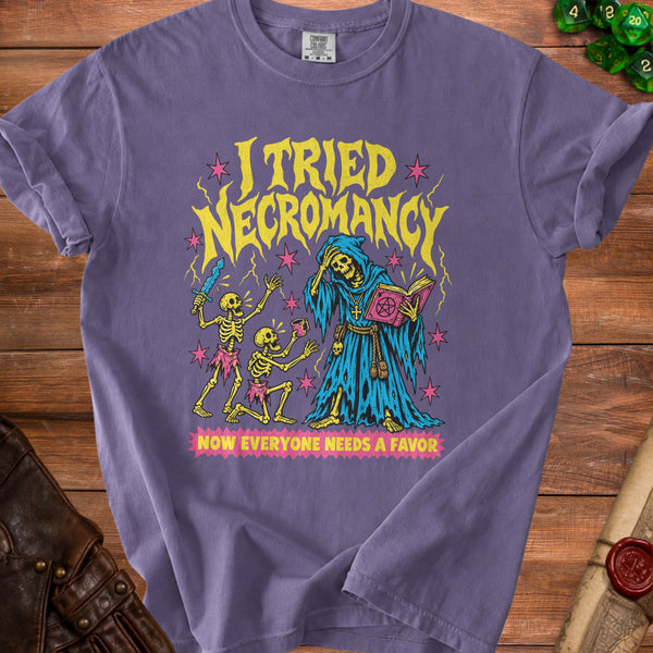 Necromancy Favor T-Shirt in Grape