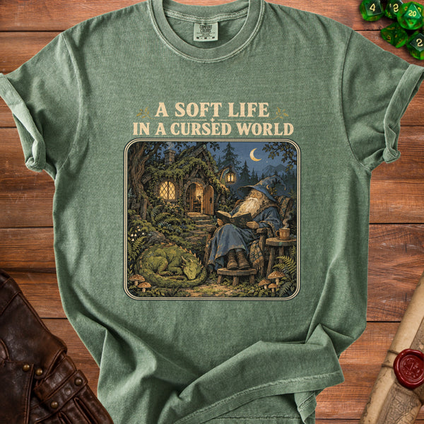 Soft Life T-Shirt in Moss