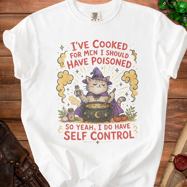 Self Control T-Shirt in White