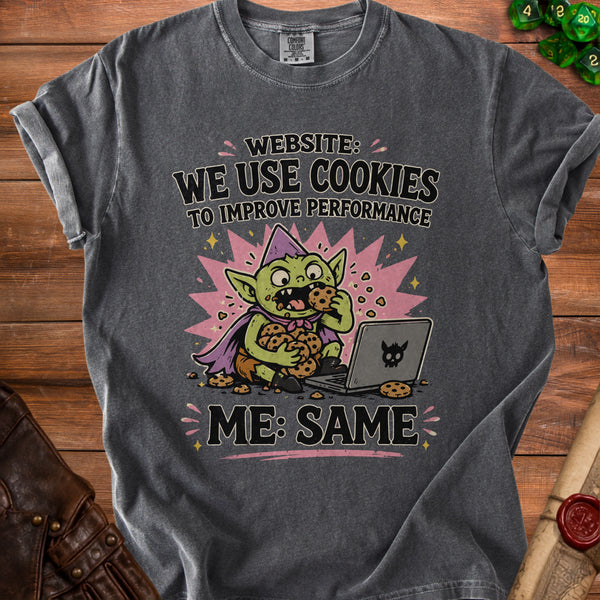 Cookie Goblin T-Shirt in Pepper
