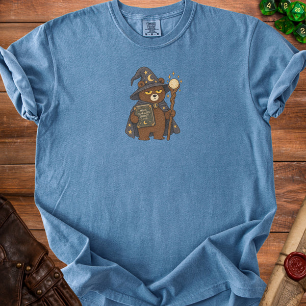 Wizard Bear T-Shirt in Blue Jean