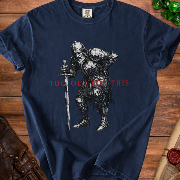Too Old T-Shirt in True Navy