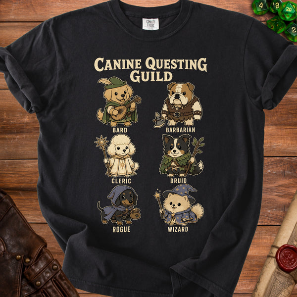 Canine Quest T-Shirt in Black