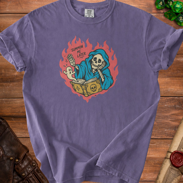 Summon Me Later T-Shirt in Grape