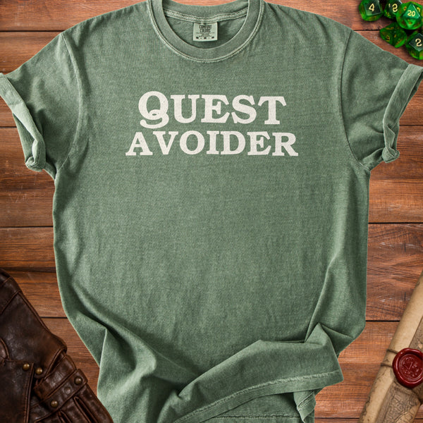 Quest Avoider T-Shirt in Moss