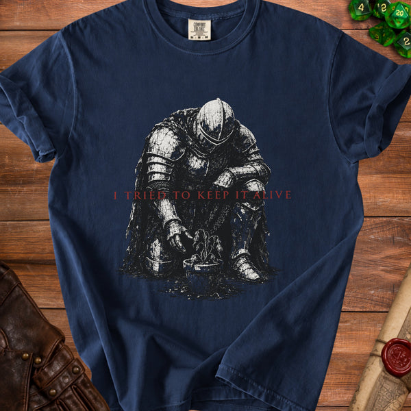 Fallen Knight Enduring Vigil T-Shirt in True Navy