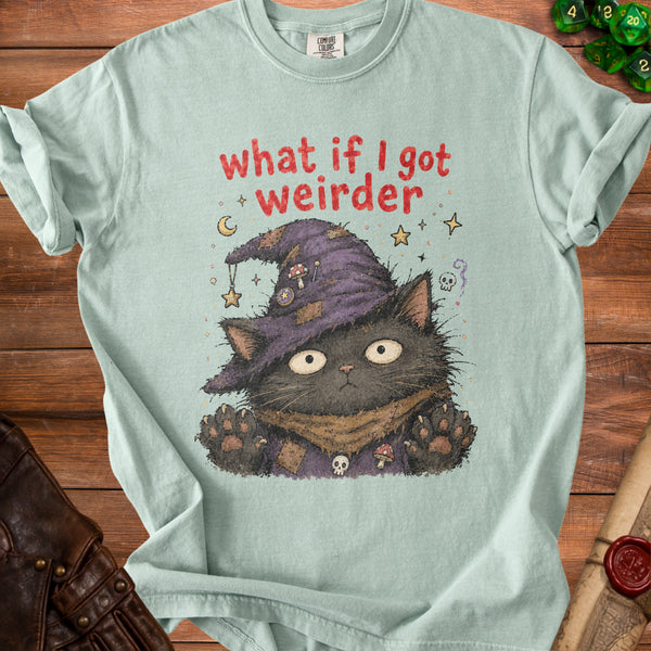 Weirder Cat T-Shirt in Bay
