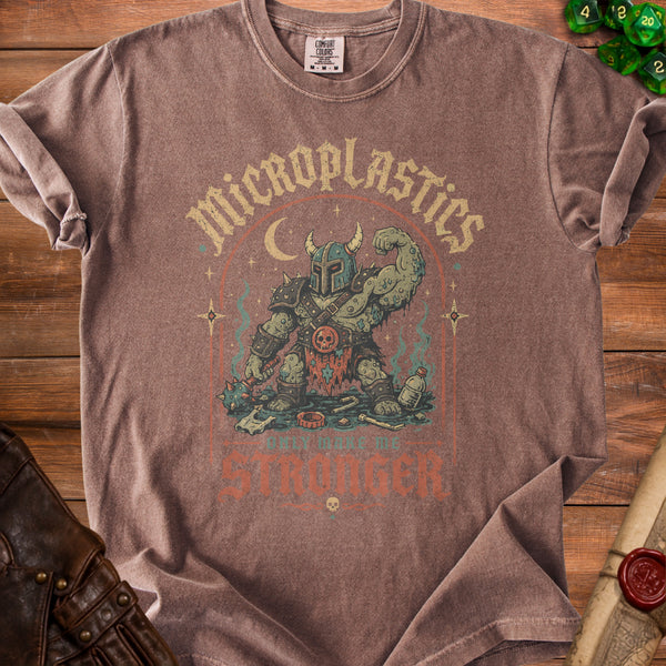 Stronger Microplastics T-shirt in Espresso