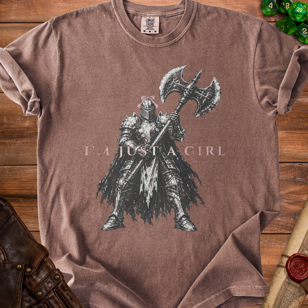 Just A Girl T-shirt in Espresso