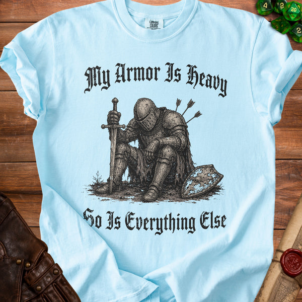 Heavy Armor T-shirt in Chambray