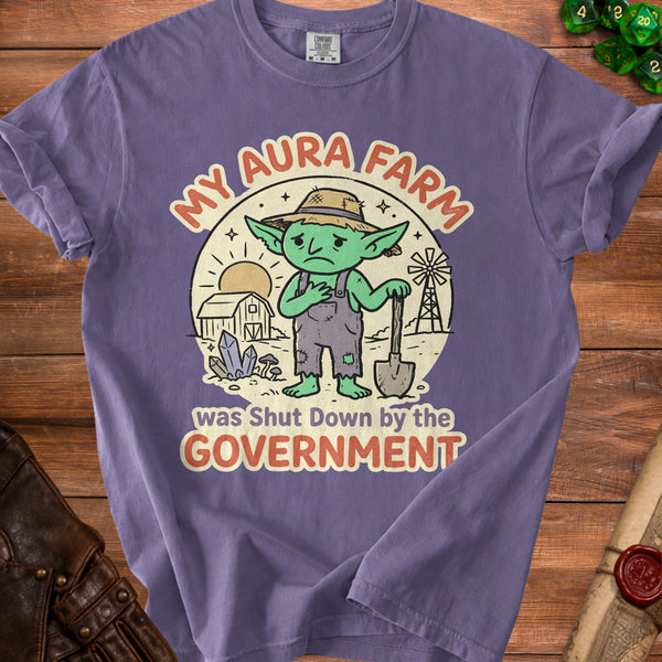 Aura Farm Feds Took It T-Shirt in Grape