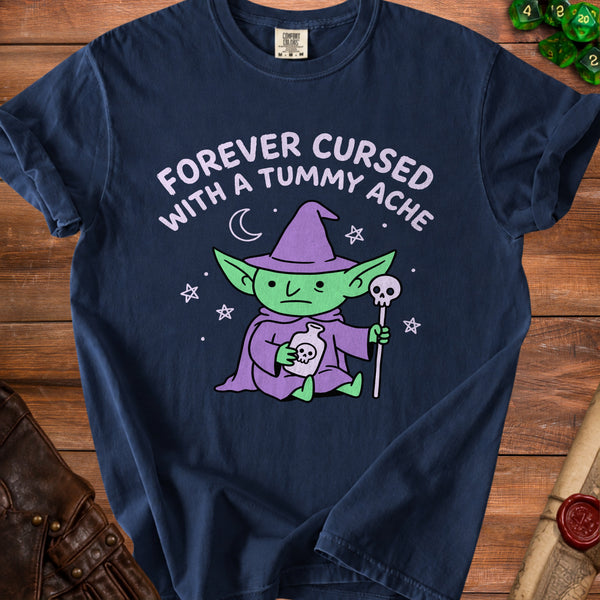 Tummy Ache T-Shirt in True Navy