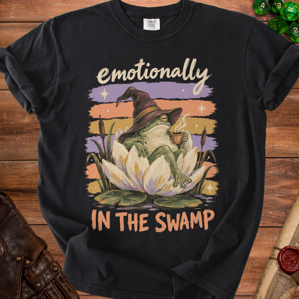 Swamp Frog T-Shirt in Black