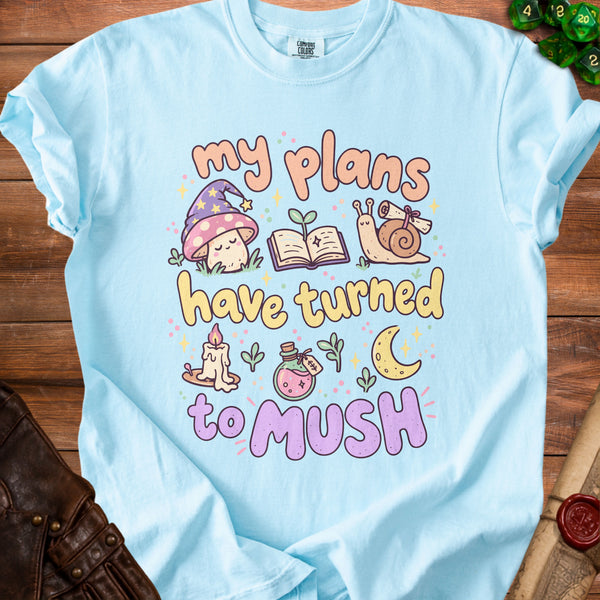 Mush Plans T-Shirt in Chambray