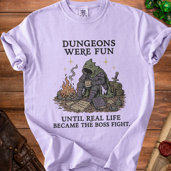 Boss Fight T-Shirt in Orchid