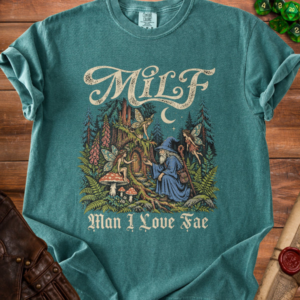 MILF Fae T-Shirt in Blue Spruce