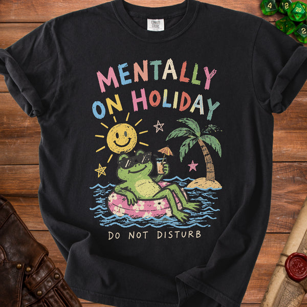 Holiday Frog T-Shirt in Black