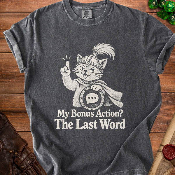 Bonus Action T-shirt in Pepper