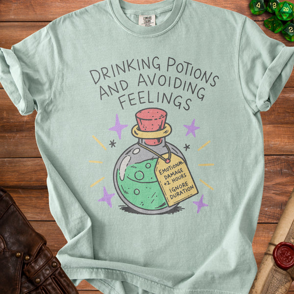 Feelings Potion T-Shirt in Bay