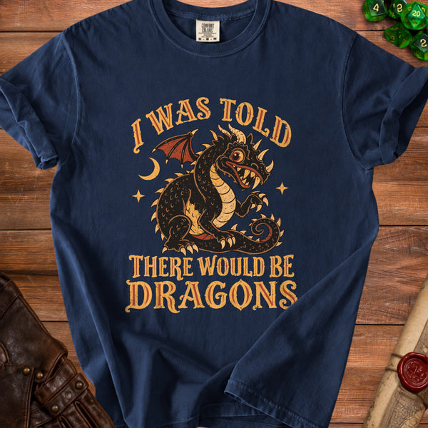 Vintage Dragon T-shirt in True Navy