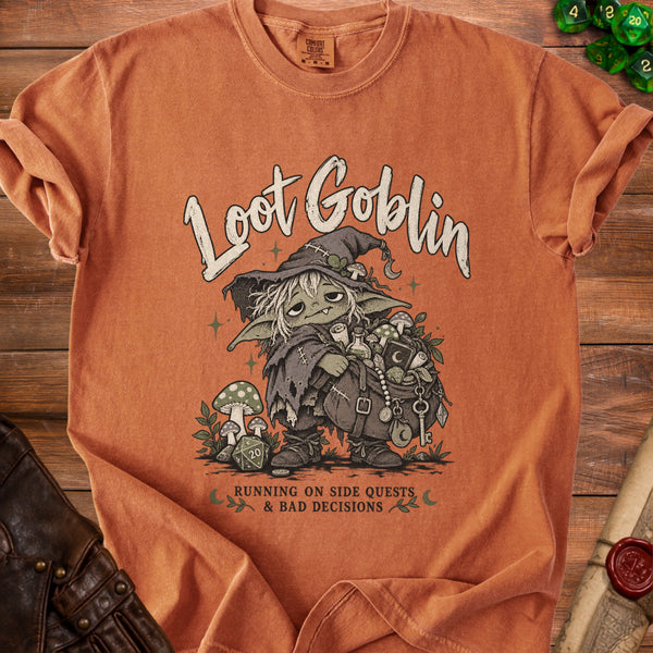Loot Goblin T-shirt in Yam