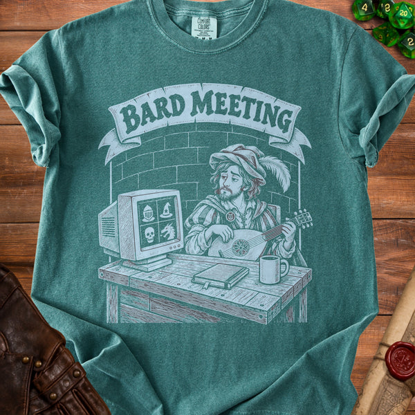 Bard Meeting T-Shirt in Blue Spruce
