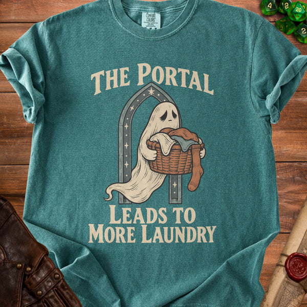 Laundry Ghost T-shirt in Blue Spruce