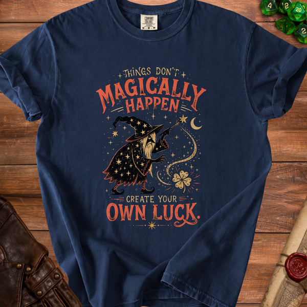 Wizard's Luck T-shirt in True Navy