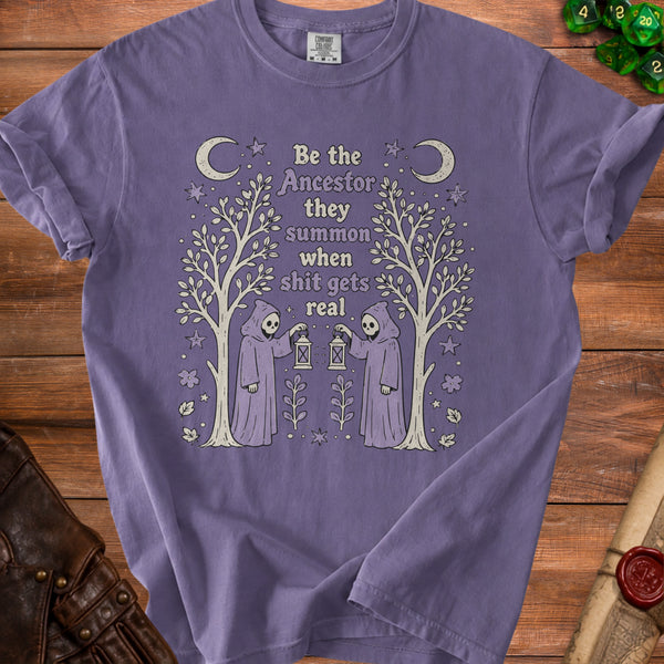 Ancestor Summon T-Shirt in Grape