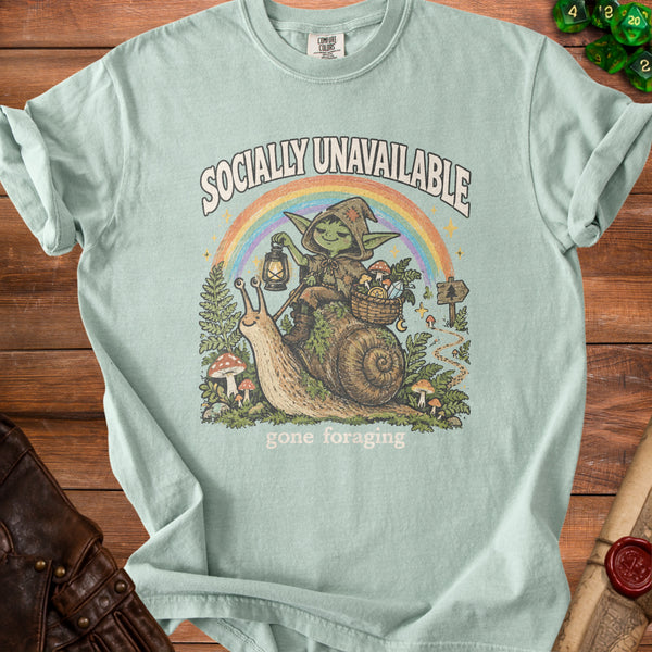 Socially Unavailable T-Shirt in Bay