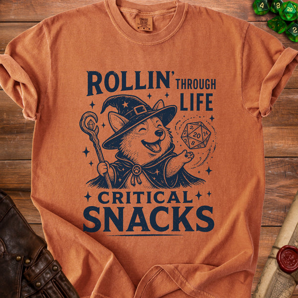 Corgi Wizard T-Shirt in Yam